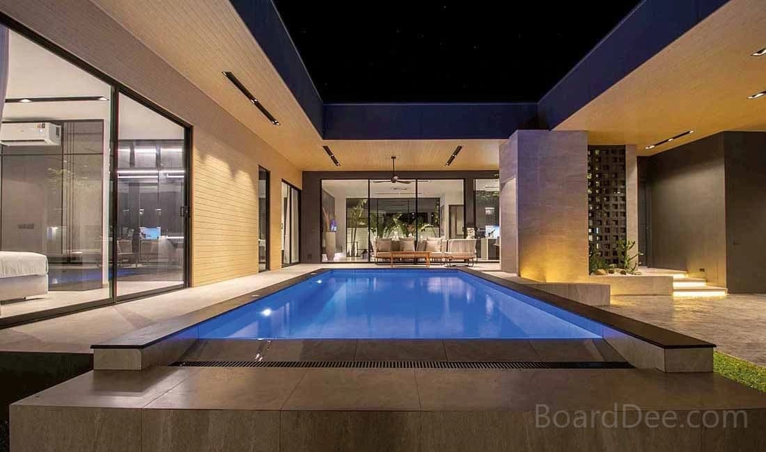 The Boulevard วิลล่าหรูพร้อมสระว่ายน้ำ — 3 ห้องนอน หาดแม่พิมพ์ ระยอง